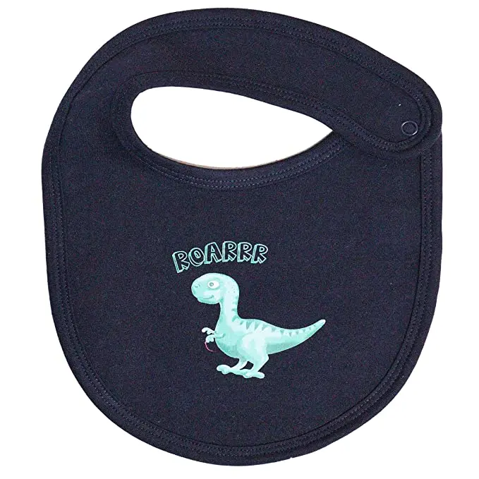 Adjustable Organic Cotton Silicon Bandana Drool Bibs Bulk Muslin Baby Bibs Newborn Baby Boy Girl Printed Pattern Feeding Burping