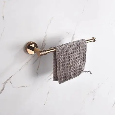 High-end antique-look stainless steel hooks for modern bathroom decor silver polished finished