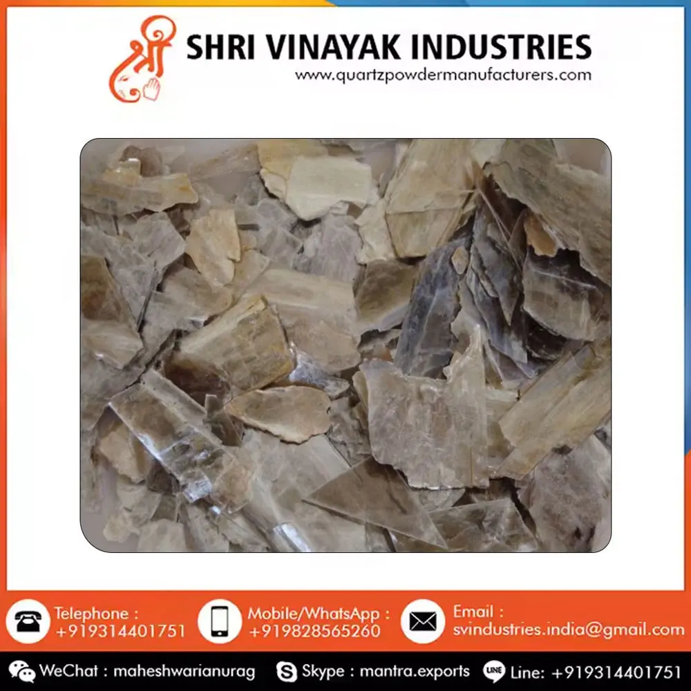 Top Quality Mica Scrap Powder and Flake Patterns for Painting and Electric Industries Price