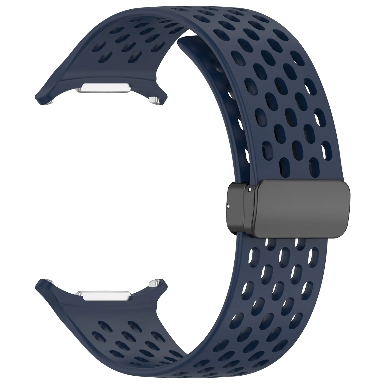 Sport Wristband Breathable Hole Design Magnetic Buckle Watch Band for Samsung Galaxy Watch 7 Ultra 47mm Silicone watch Strap