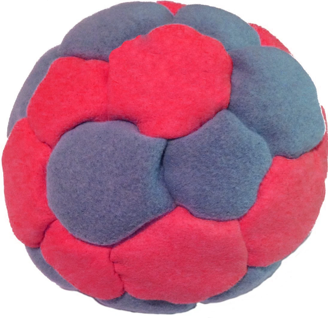 Footbags Hacky Sack Mini Ball made by synthetic suede filled with plastic pallets All Panels and Filling Custom Logo