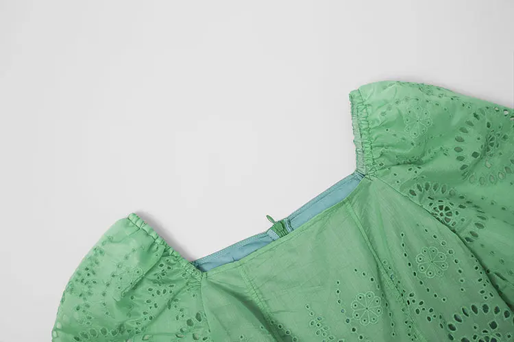 Wholesales bestseller design creamy green for elegant lady with competitive price