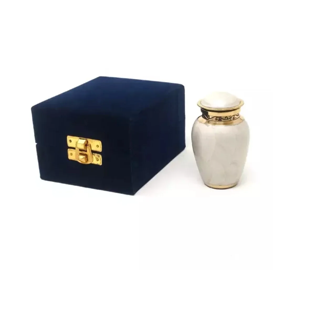 Handcrafted Design Best Selling Aluminium Cremation Urn Human Ashes Adult urn Engraving Funeral Urn Handcrafted with Elegant Fin