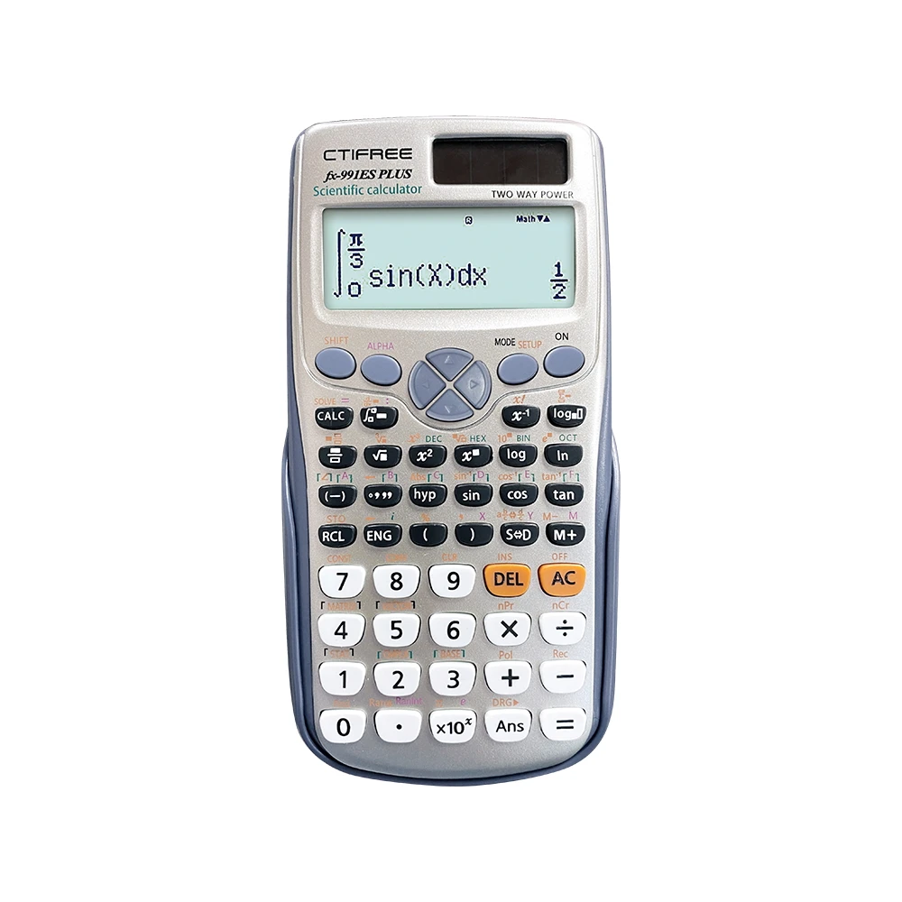 Fx991es plu электронный научный калькулятор 10 + 2-значный дисплей высокоточные расчеты