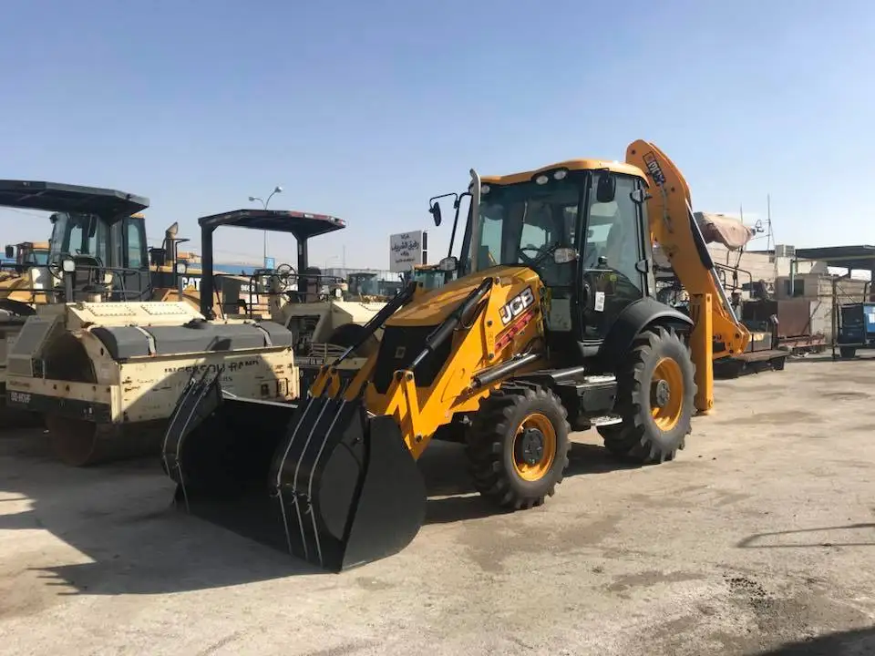 Construction Machinery 4WD JCB 4CX 2 Ton Backhoe Loader Japan Made 4x4 Wheel Drive JCB 3CX Front Wheel Loader
