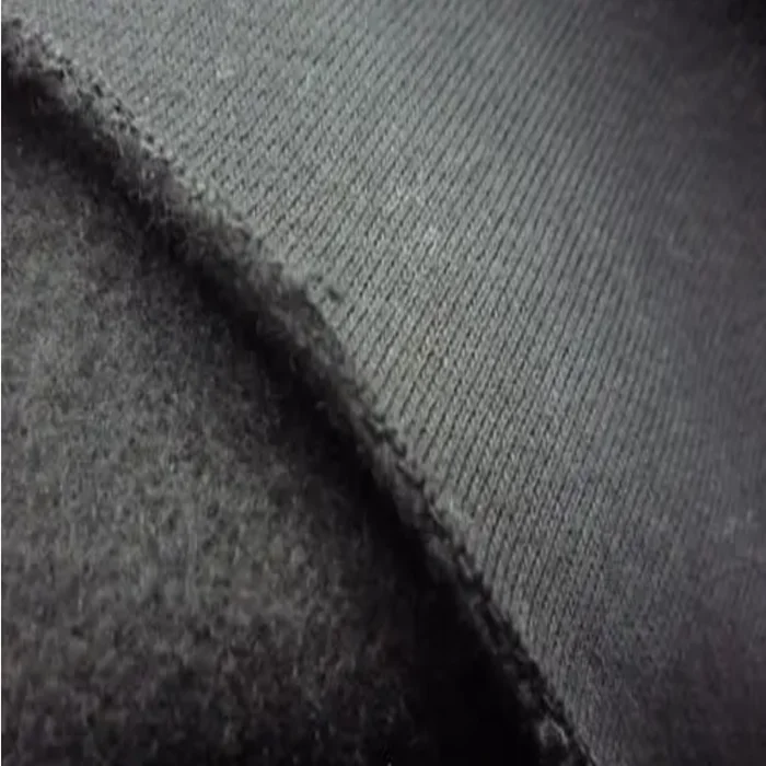 Competitive prices soft handfeeling yarn dyed CVC Fleece fabric for hoodies and sports wear in weight 200-300gsm