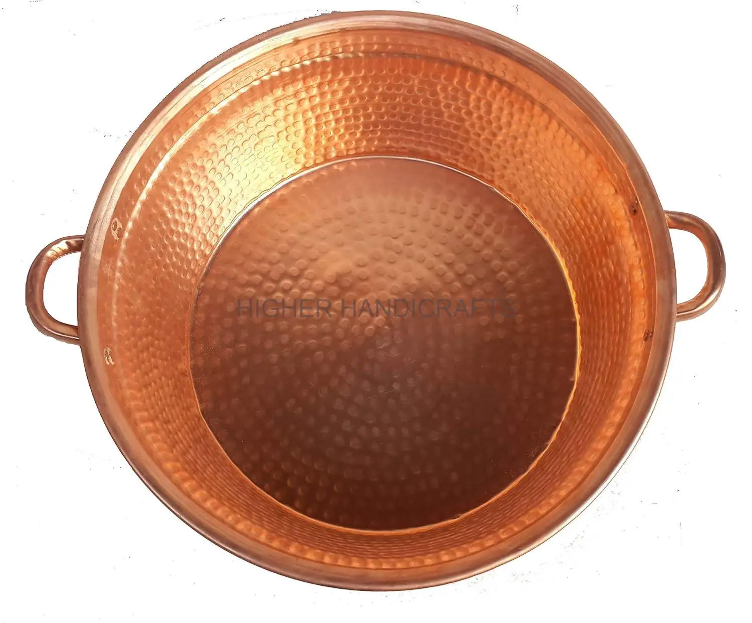 Portable Polished Copper Pedicure Foot Bowl Pedicure Bowl for Foot Bath Basin