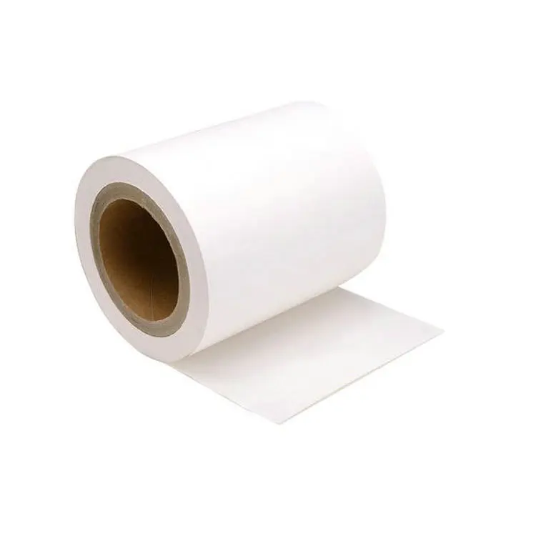 Favorable price size customizable white/yellow/bule/brown colors classine silicone release paper jumbo roll