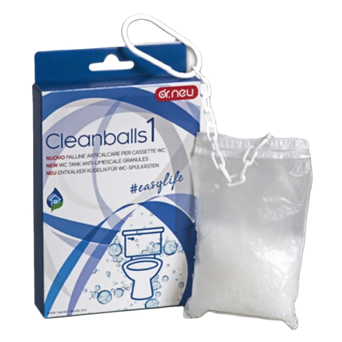 Water softener system Anti-limescale spheres for toilet cistern Enzymatic WC Cleaner eco-friendly New product