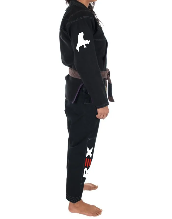 Новейшая модель 2023 REX Black BJJ Gi Jiu-Jitsu боевое искусство униформа по индивидуальному заказу оптовая продажа женская для джиу-джитсу Brdy