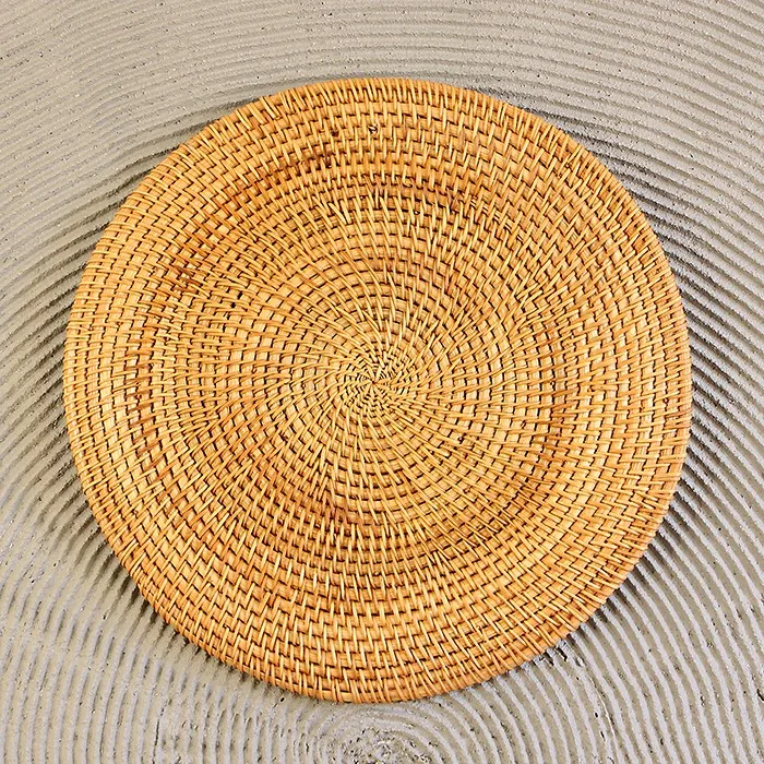 Natural Eco-friendly Rattan Placemat with Good Price made in Vietnam
