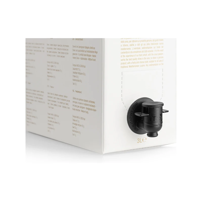 Finest Quality Italian Extra Virgin Olive Oil CIRULLI Cultivar Coratina Fast Delivery Bag in Box 3Liter for sale