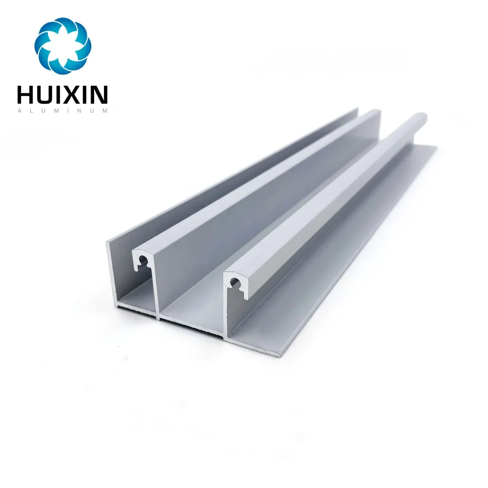 Anodized Silver Aluminum Profile Manufacturer Sliding Door Profile for Palestine Market