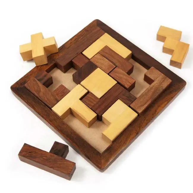 Ayaans Creations 2-Inch Wooden Snake Puzzle for Weddings Education Automotive Promotions Welcome & Thank You Gifts