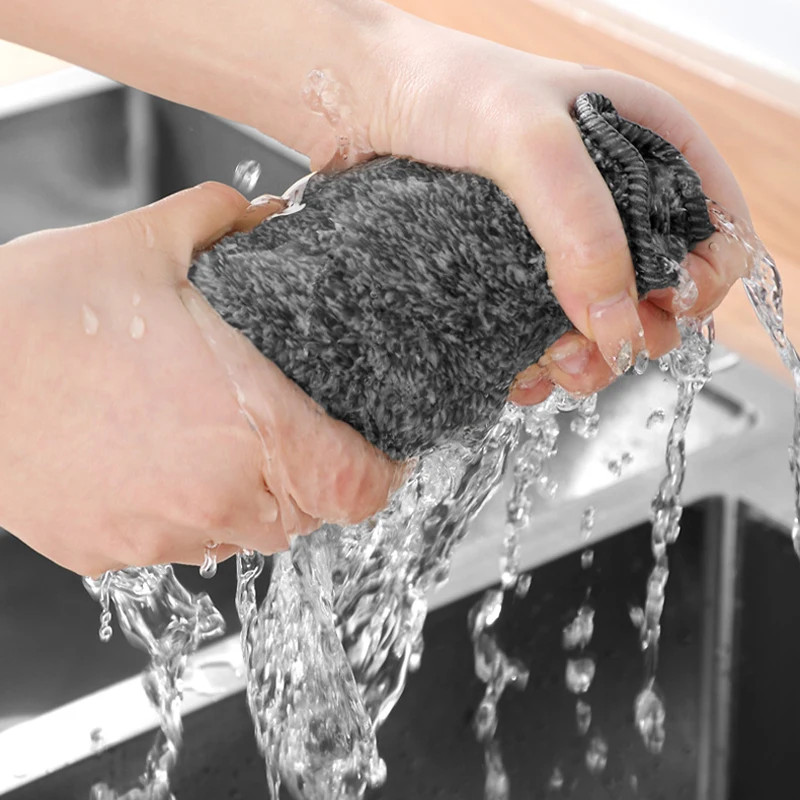 Best-selling Multipurpose Microfiber Home Kitchen Cleaning Supplies Car Wash Dish Cloth Towel Product Set