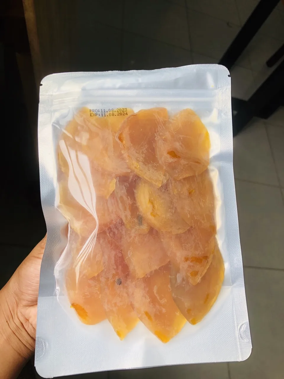 JUMBO SIZE DRIED PASSION FRUIT SNACK LIGHT SWEET and SOUR TASTE BEST HEALTHY FOOD for DIET