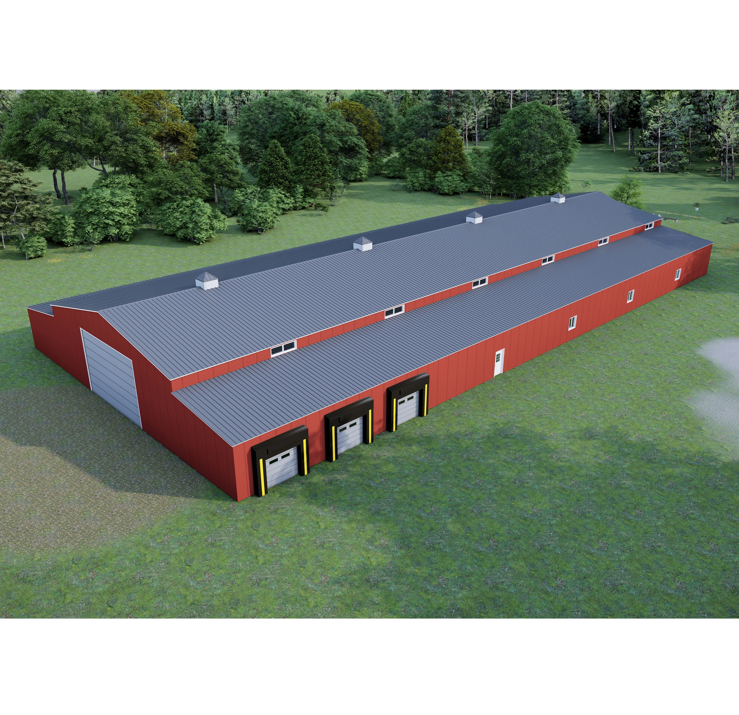 High Quality New Design large span steel structure building with good price