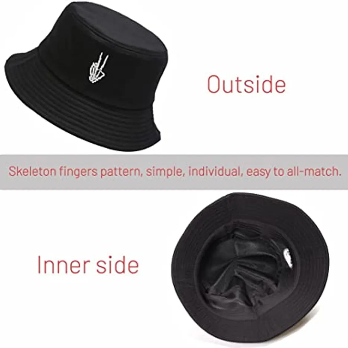 Summer Travel Sun Beach Bucket Cap Cotton Bucket Hat for Women Men Unisex Outdoor Fisherman Hat Customize