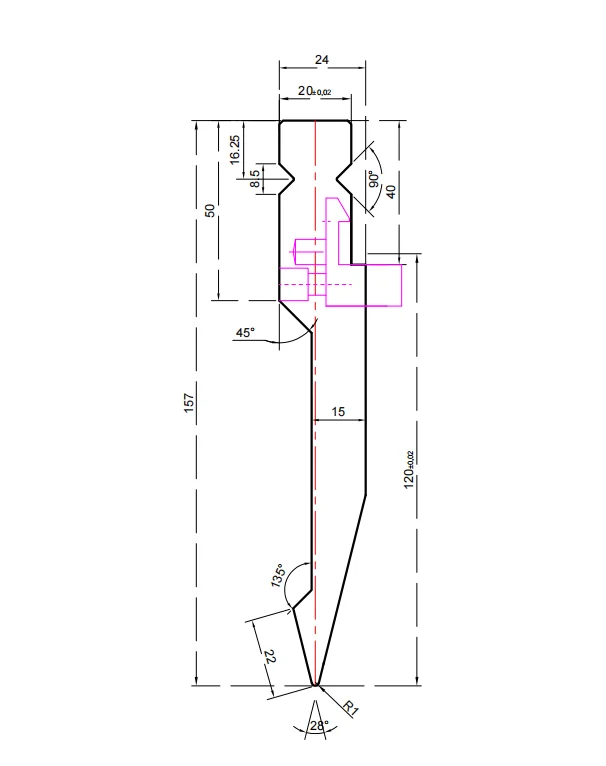 Factory direct sale open type stamping forming method press brake grinding die press brake die mold