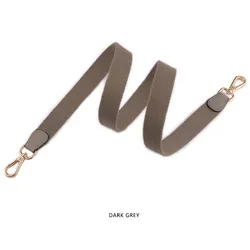 Solid Color Multicolor Adjustable Leather Webbing Handbag Shoulder Strap
