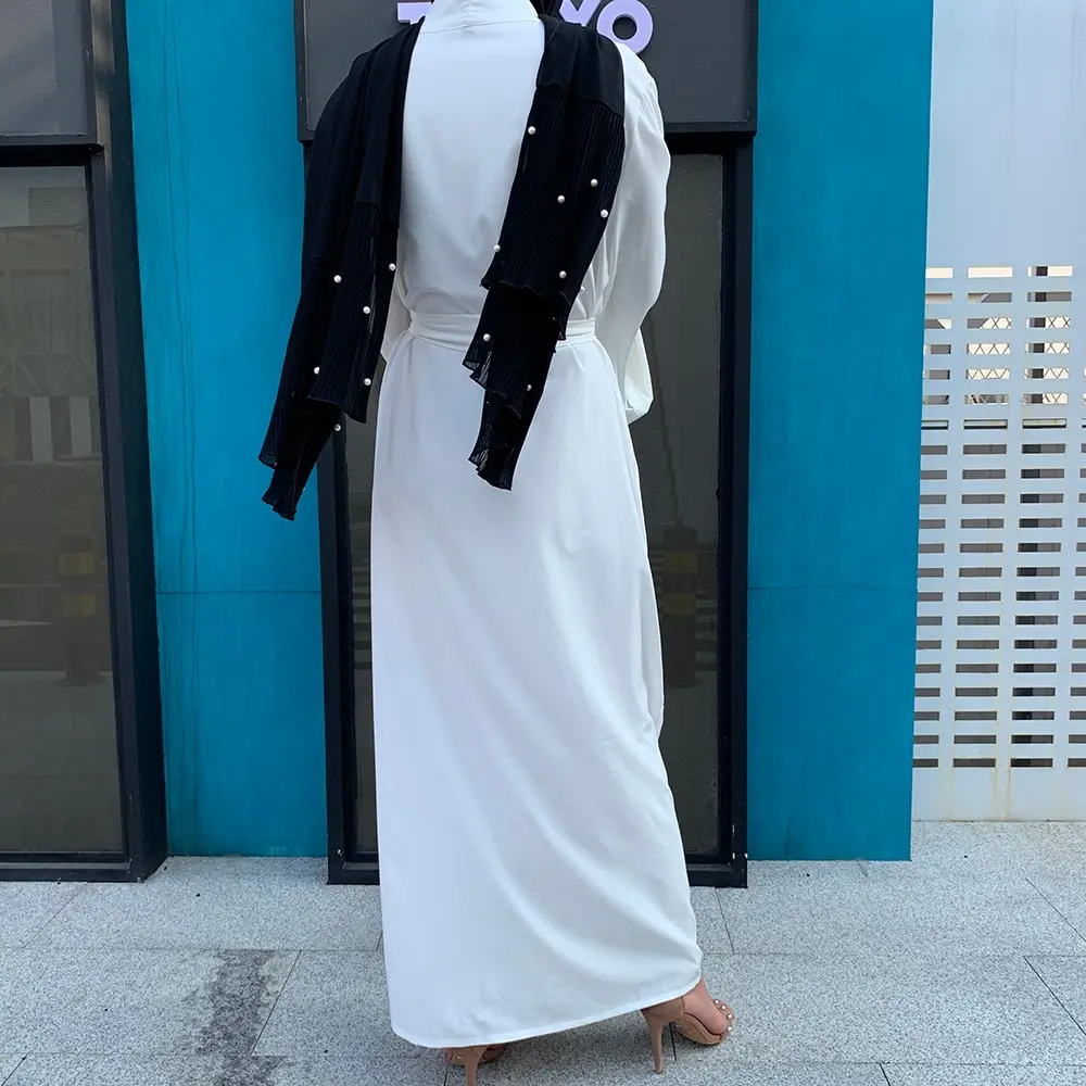 2022 Ramadan Abaya Batwing Sleeve Islamic Clothing Women Kaftan Dress Pakistani Dubai Caftan