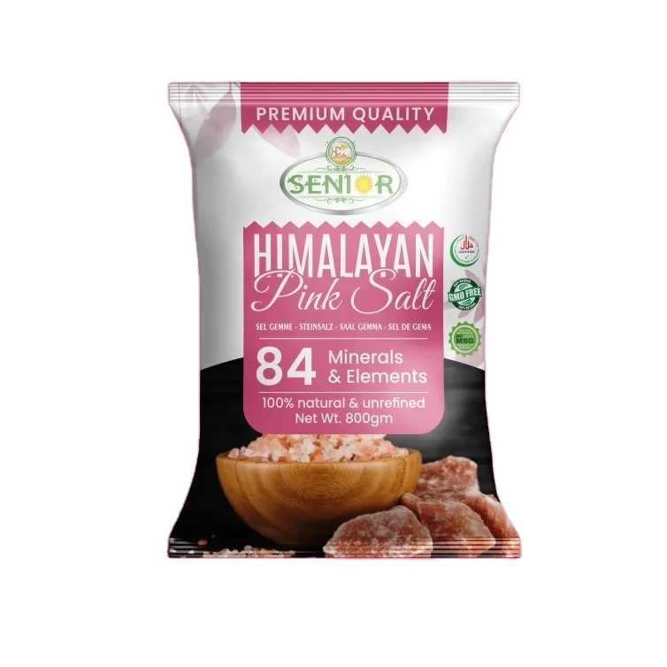 Natural Himalayan Pink Fine Salt 800G Pillow Pouch, Senior Brand