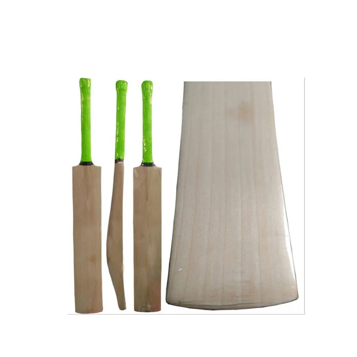 High Quality OEM Services Kashmir Willow Flat Strong Grip Flat Blade Full Protection Cover Professional Leather Ball Cricket Bat