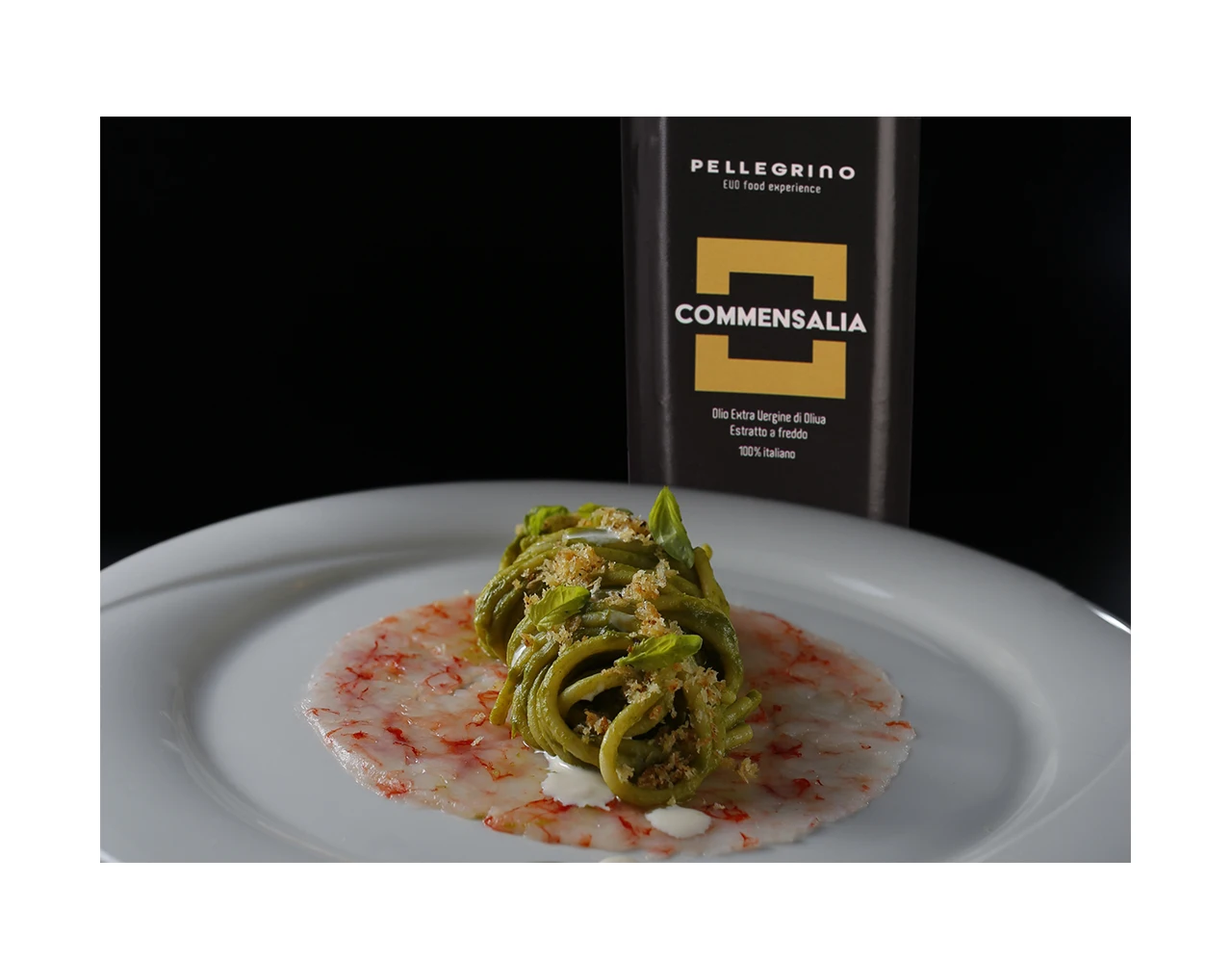 Italian Extra Virgin Olive Oil Commensalia Blended EVO  Raccomended to Give Value on Fish and  Salad 0,25 Lt