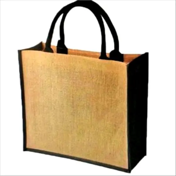 100% Export Oriented Waterproof Shopping Bag Portable Burlap Jute Tote High Quality Eco Canvas Jute Bag From Bangladesh