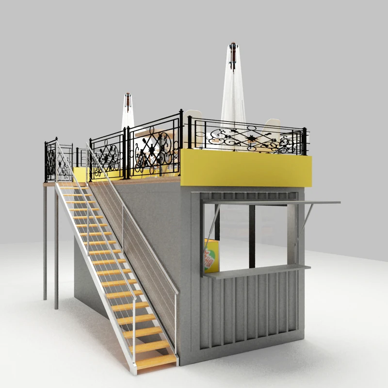 Дешевый коммерческий контейнер магазина гидравлический рычаг сборный