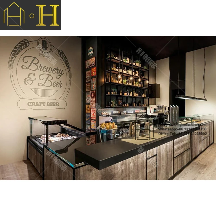 Customized snack showcase glass food display cabinet ice cream display counter