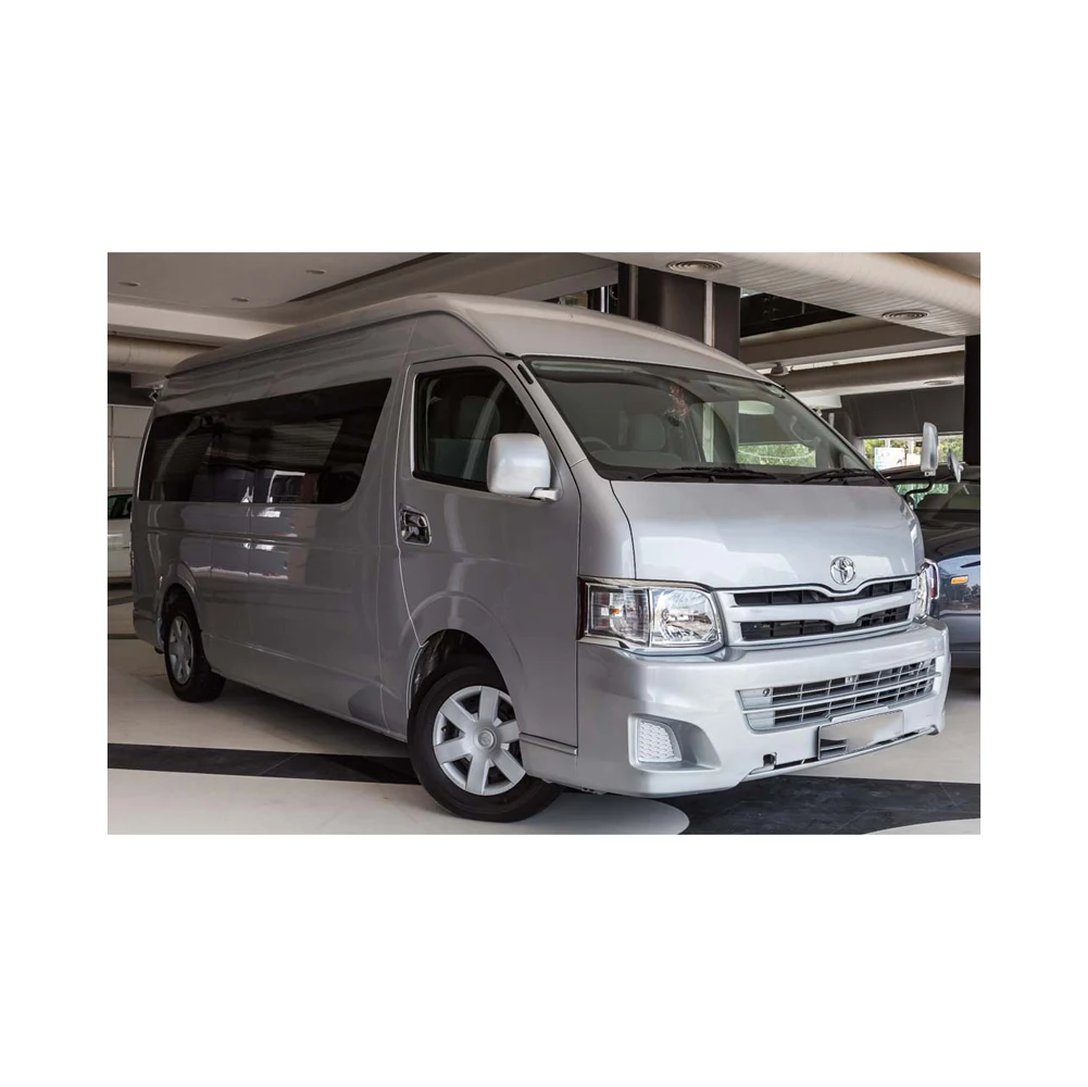 2015 Used Toyota Hiace Mini Bus High Roof RHD Germany Turbo Engine Petrol/Gas Fuel Leather Seats Light/Dark R17 RWD Car Pickup