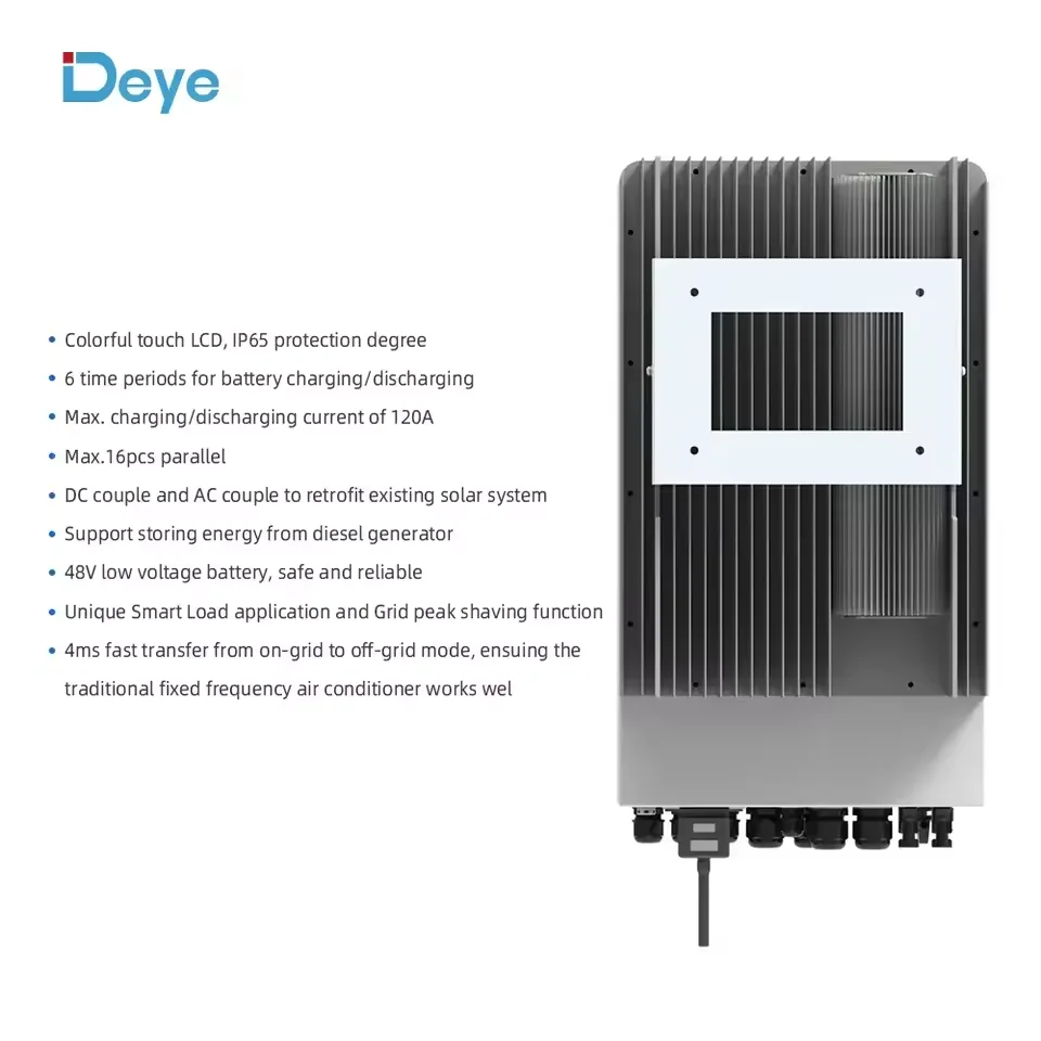 Гибридный инвертор Deye однофазный SUN-5K-SG03LP1-EU 5 кВт 6 солнечные инверторы для домашнего использования в наличии