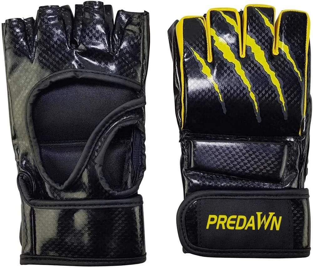 Best Mma Training Gloves Customised OEM ODM Real Cowhide Leather Private logo Design