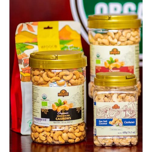 Wholesales From Viet Nam Plastic Jar Vietnam Supplier Cashews Wholesales Cashew Nut Sea Salt Coconut Flavor Free Sample