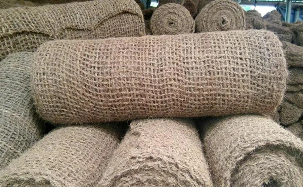 Export Oriented Wholesale Price Jute Soil Saver Erosion Control Net Roll 100% Natural Biodegradable Eco Friendly from Bangladesh