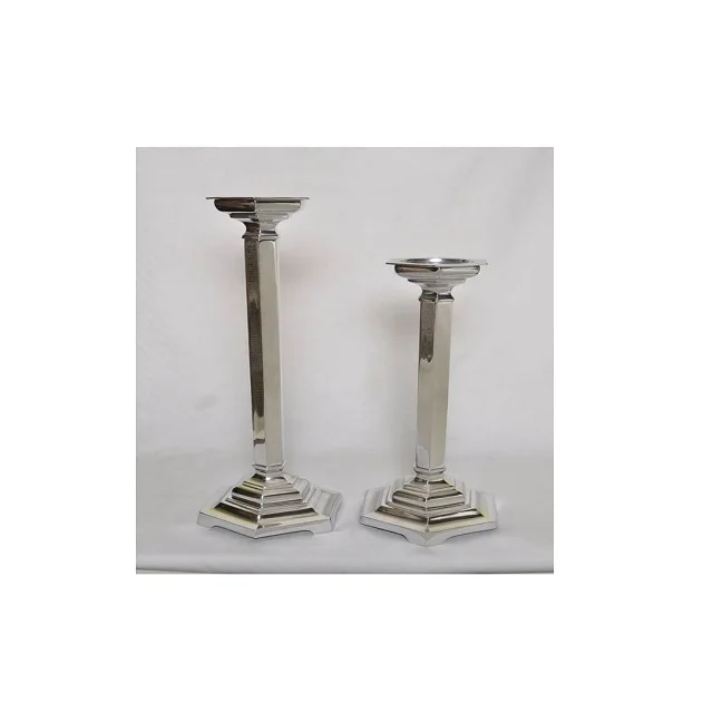 Table Decor Metal Aluminium Wedding Decoration Handmade Candle Stand
