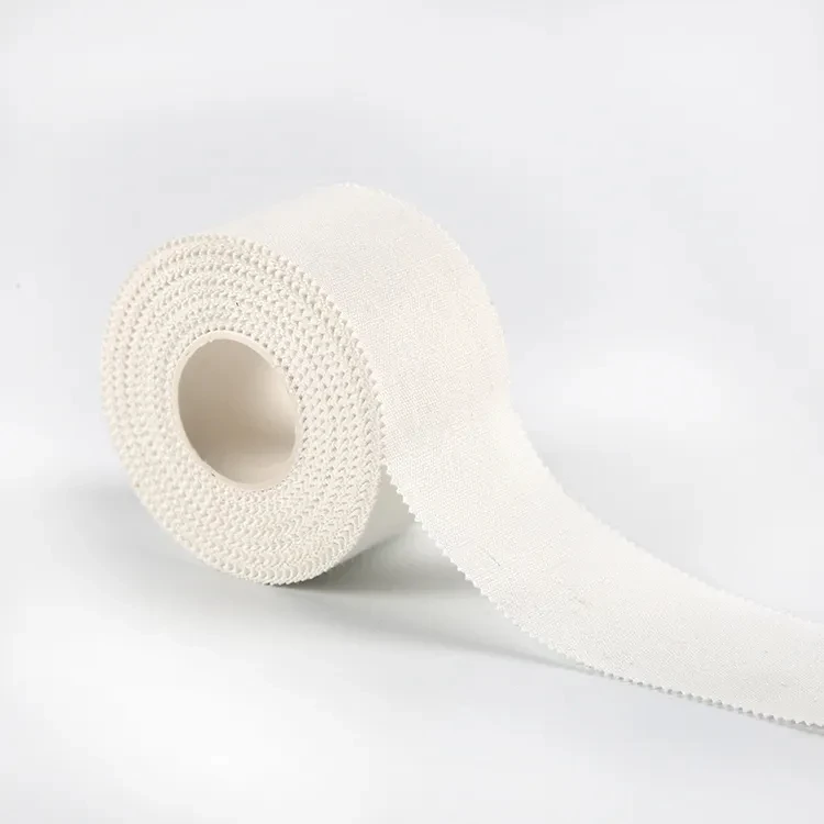 White Sports Tape Very Strong No Sticky Residue Wrist Ankle Athletic Tape for Gymnastics Boxing Finger Tape OEM Factory Fuluo