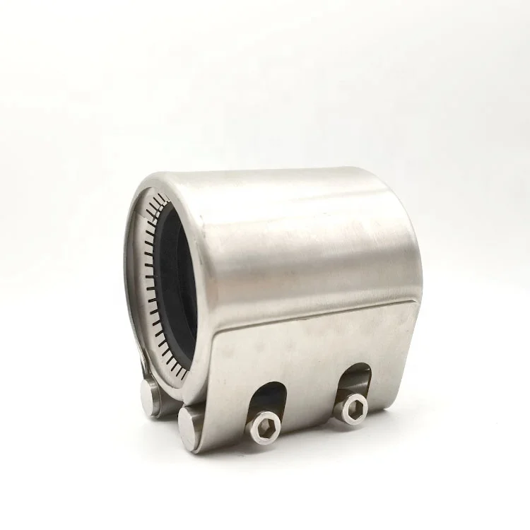Custom OEM ODM Ductile Iron Single Band Stainless Steel Pipe Fitting Leakage Leak Repair Clamp