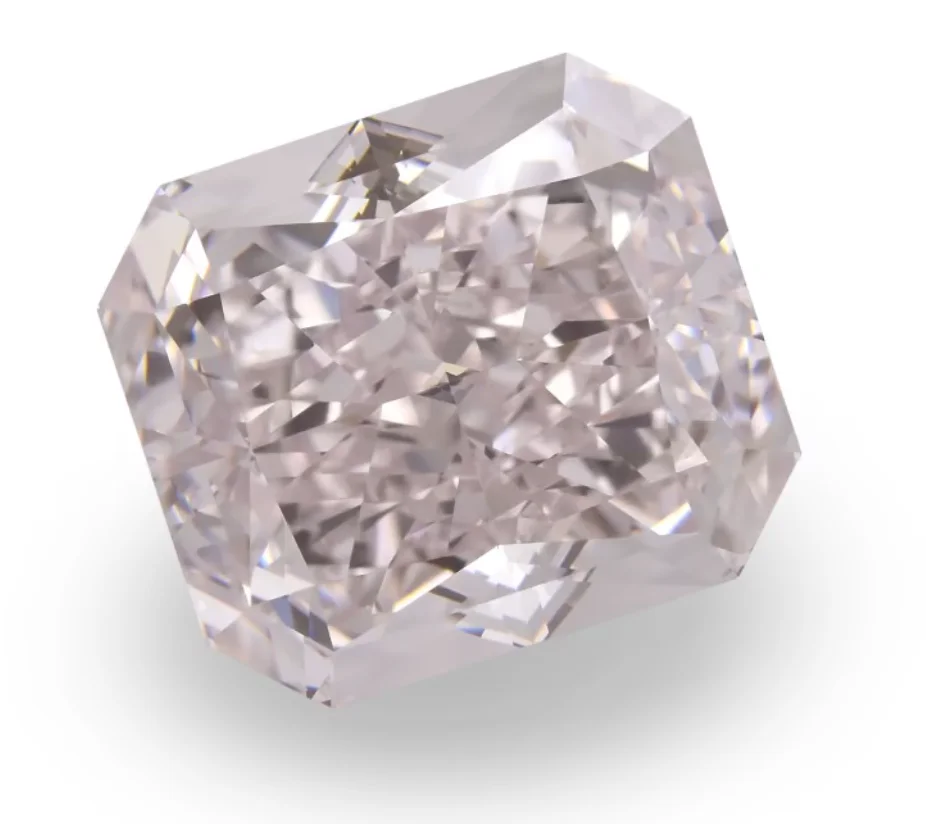 10.33 carats Light Pink Diamond Radiant Shape VS2 Clarity GIA Certified Loose Diamond By Real Gems