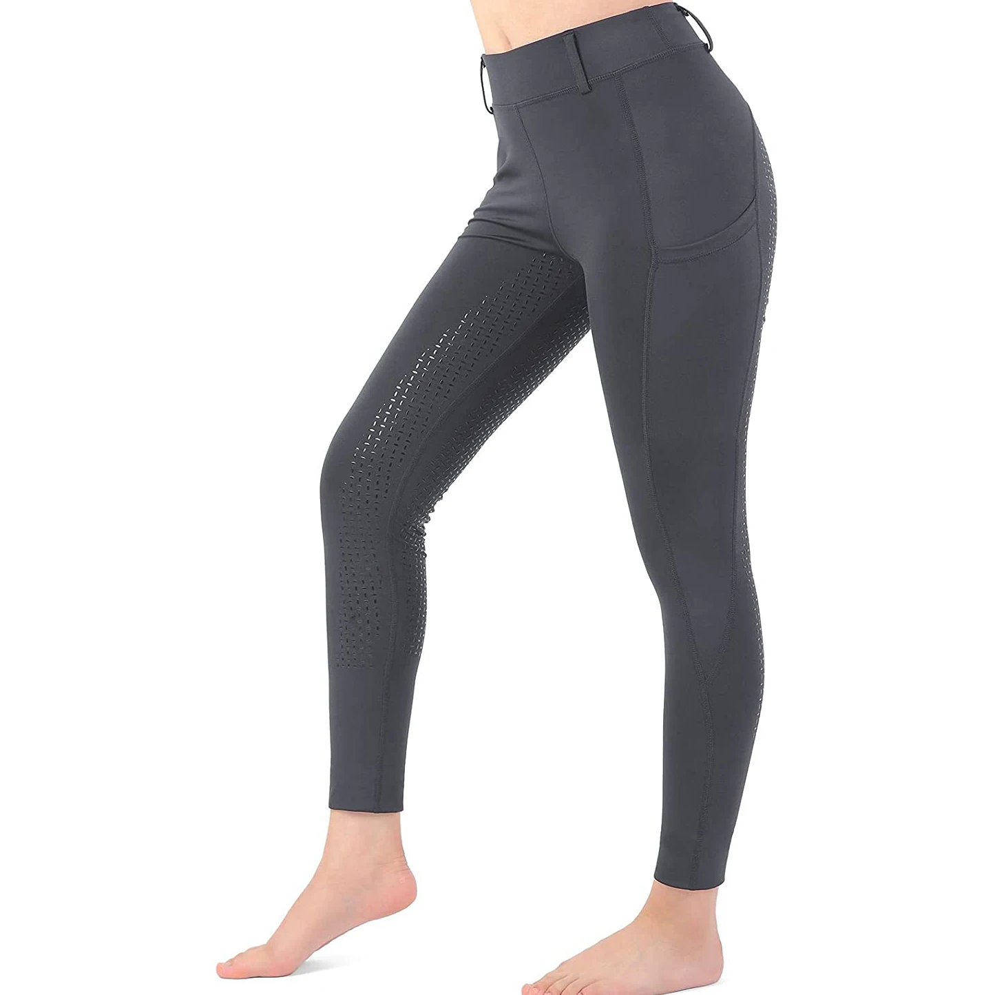 Wholesales OEM Silicone Women Horse Riding Leggings Breeches Equestrian Jodhpurs 2023 New Arrival Low Price