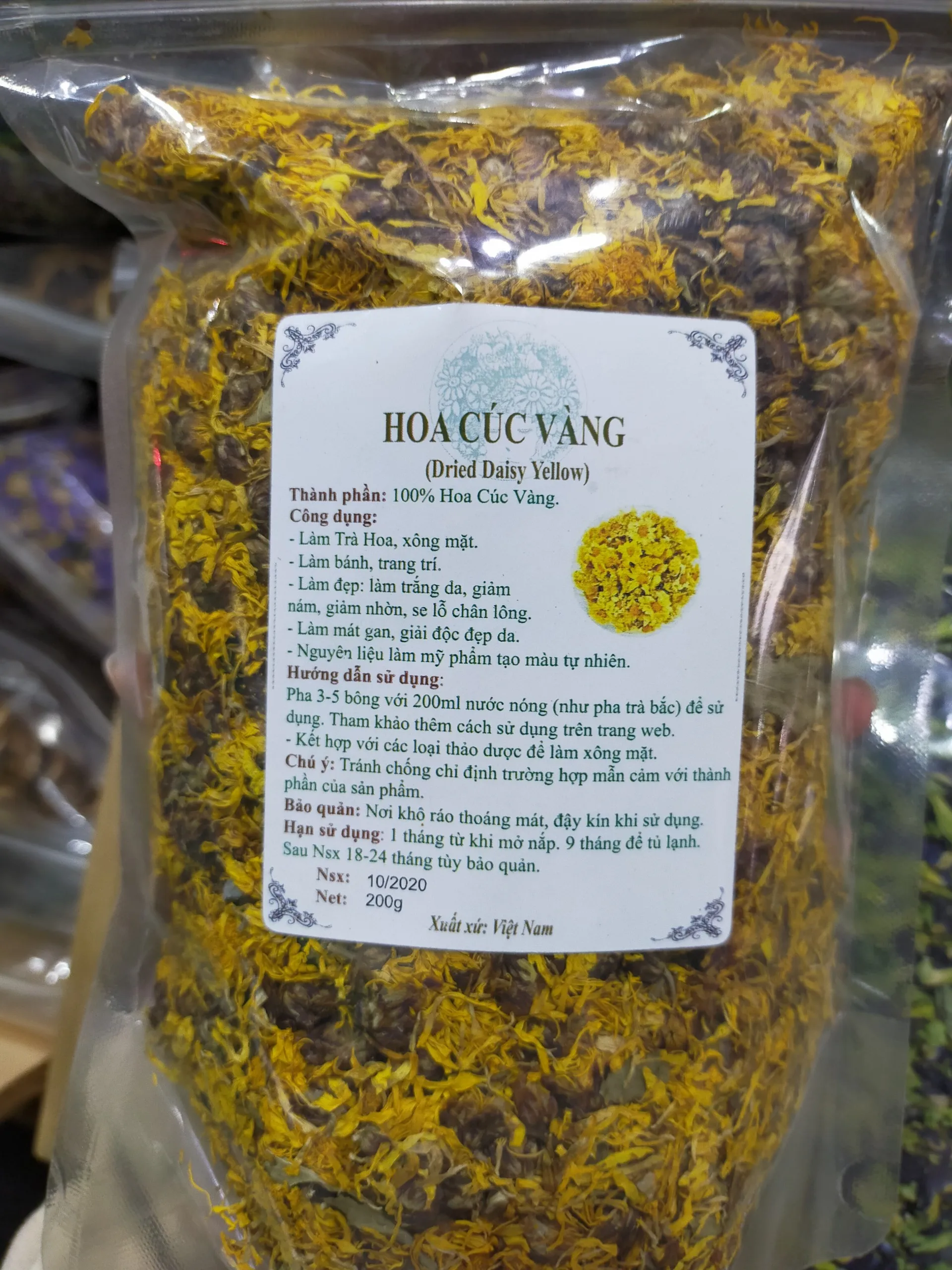 Натуральная вьетнамская Высококачественная Органическая сушеная Маргаритка ромашка хризантема цветок чай растение экстракт