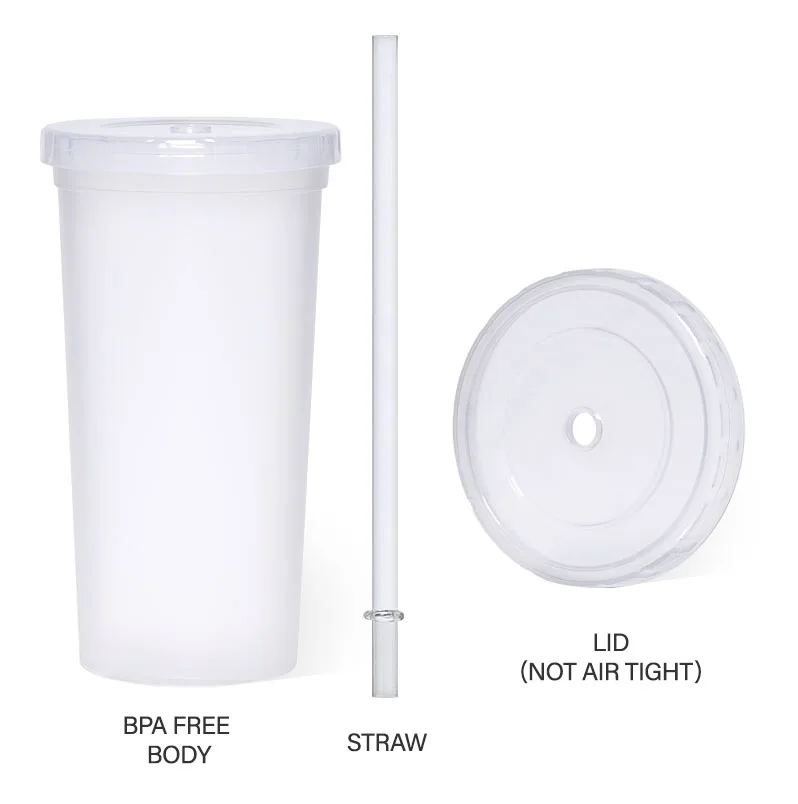 Welcome Gift Custom Reusable Tumbler with Lid and Straw 16oz made in Korea BPA FREE High quality Tumblers