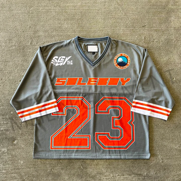 Custom Gym Boxy Polyester Mesh Sports Tee High Quality Cropped Mesh Jersey Sublimation Football T-Shirts For Man
