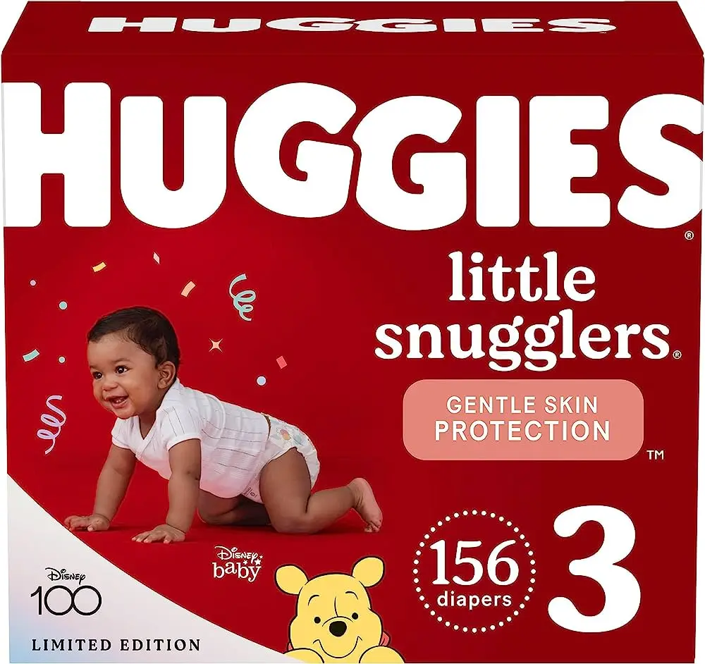 Huggies Little Movers Baby Diapers, Size 3, 68 Ct (Select for More Options)