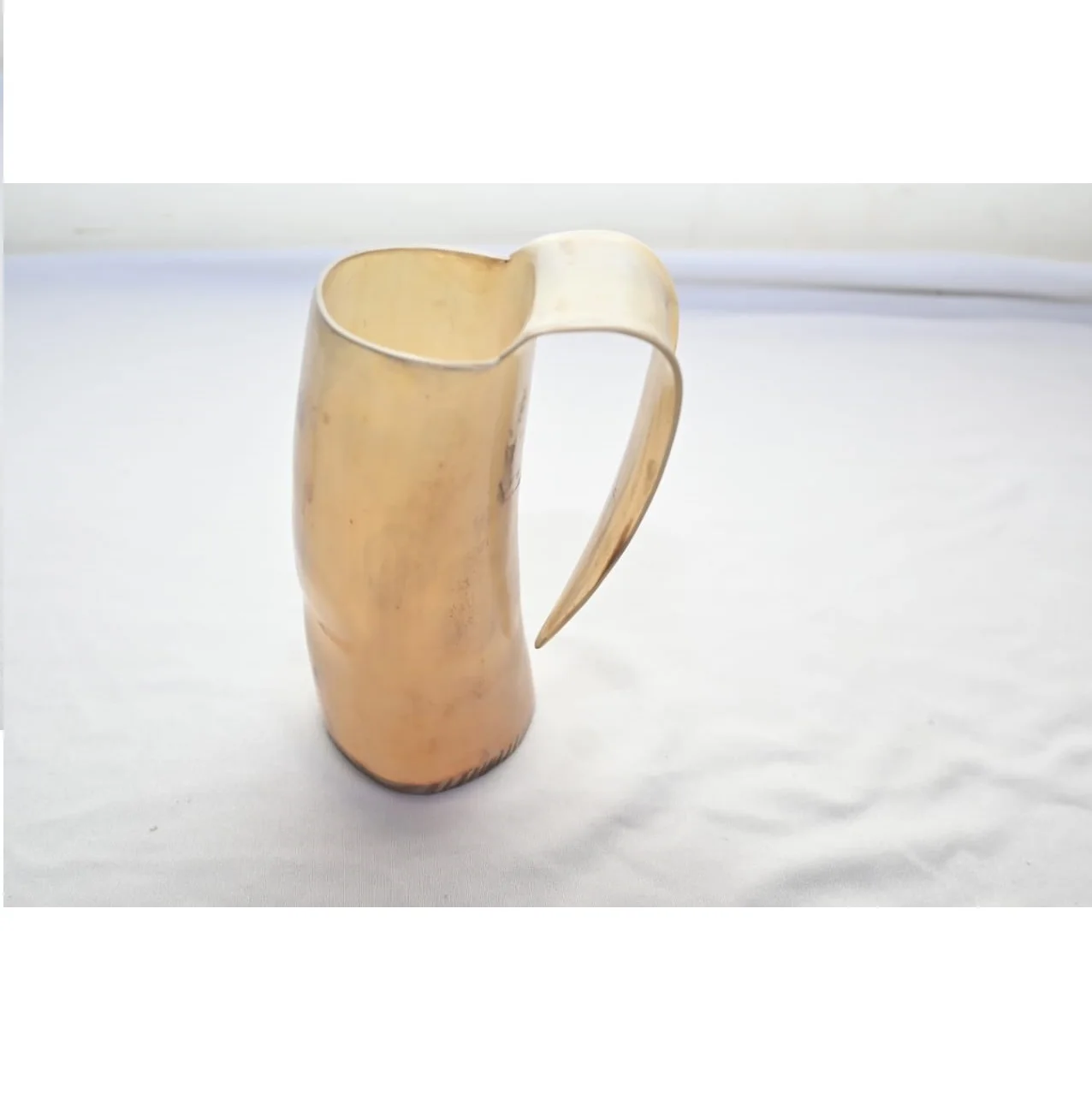 Best Quality Buffalo Horn Tumbler 1L Capacity Customizable India Viking Horn Mug Tankard for Club Parties for Coffee Accessory