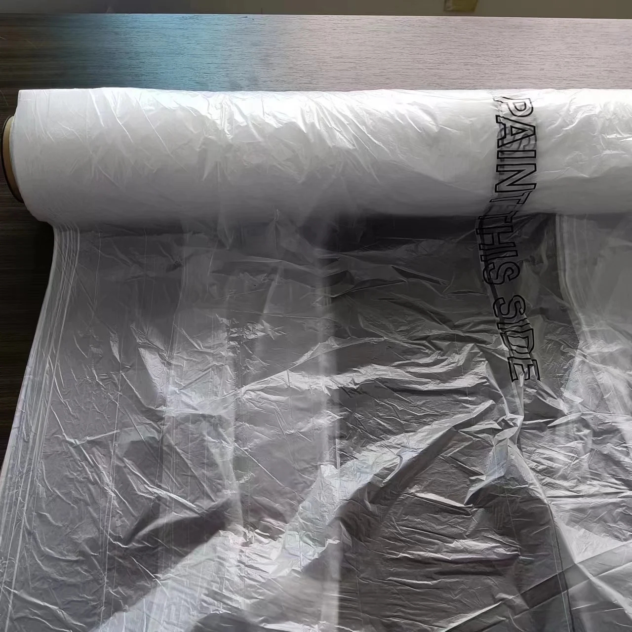 10 micron masking film for using in paint booth for car refinishing and wall liner