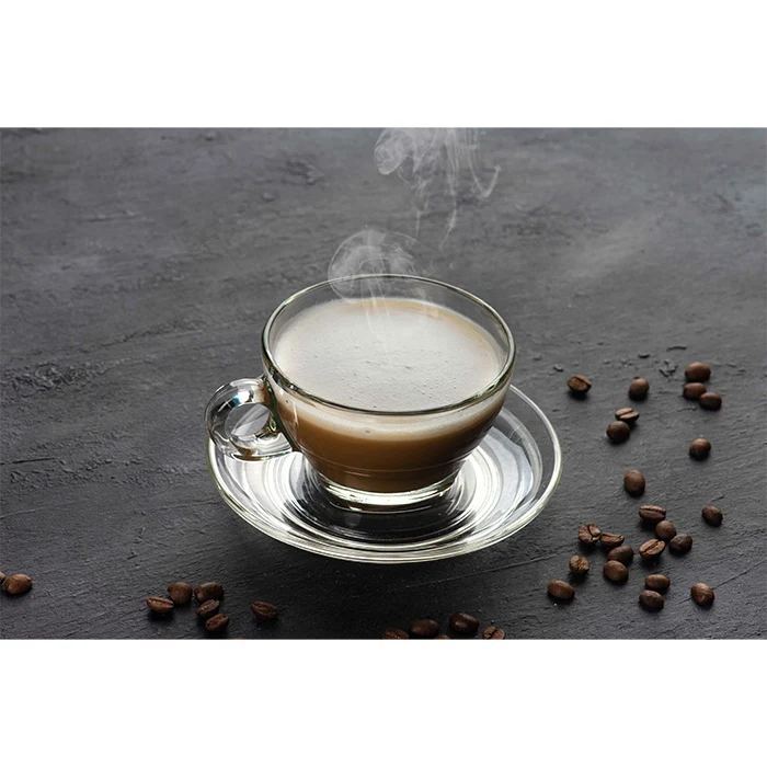 OEM Halal 3 in 1 Instant White Coffee Powder Mix Aromatic Taste 12 Months Shelf Life Granulated Coffee