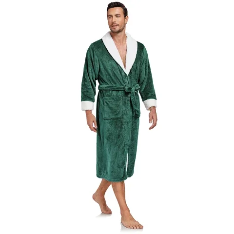 latest design cotton material custom bathrobes for men super water absorbent breathable men bathrobes new design men bathrobe