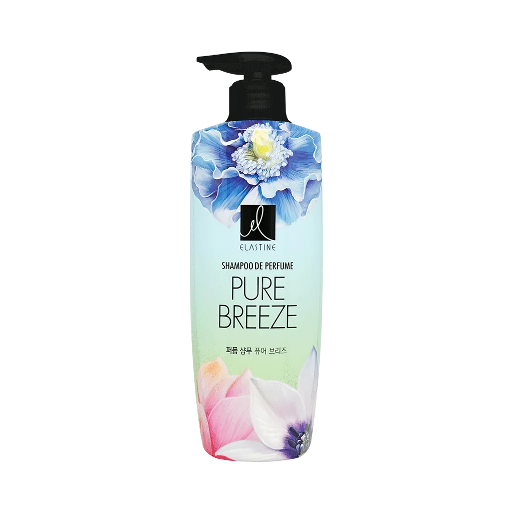 ELASTINE Perfume Shampoo 600ml, Conditioner 600ml, Kiss The Rose, Love Me, Pure Breeze Made In Korea